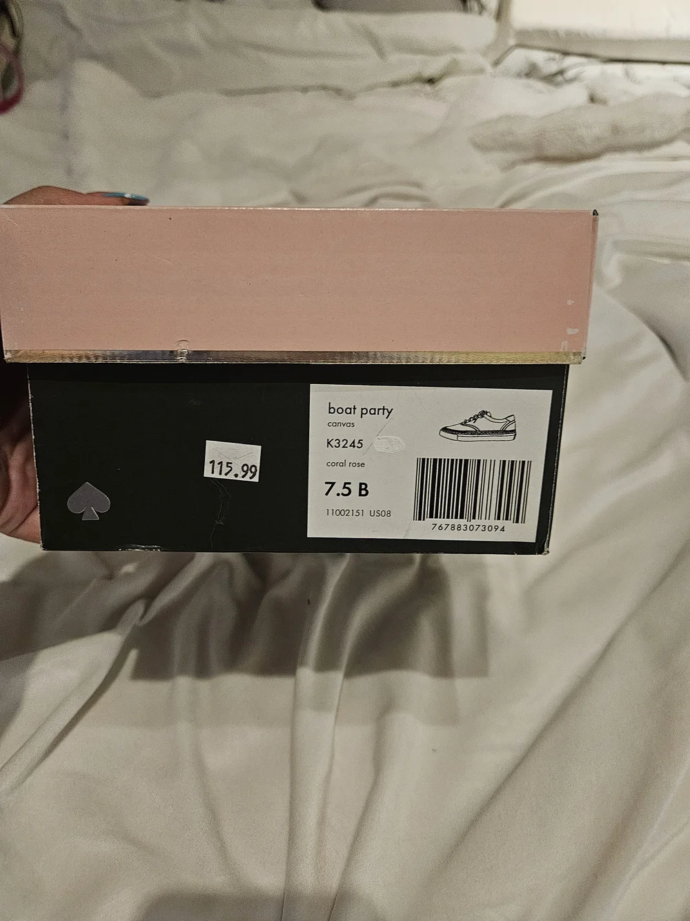kate spade Red Canvas Lace-Up Sneakers